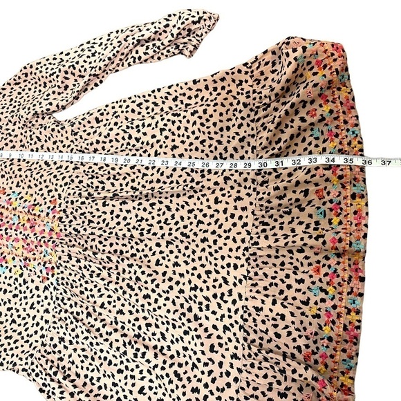 Savanna Jane Mocha Leopard Long-Sleeve Dress - Picture 14 of 14